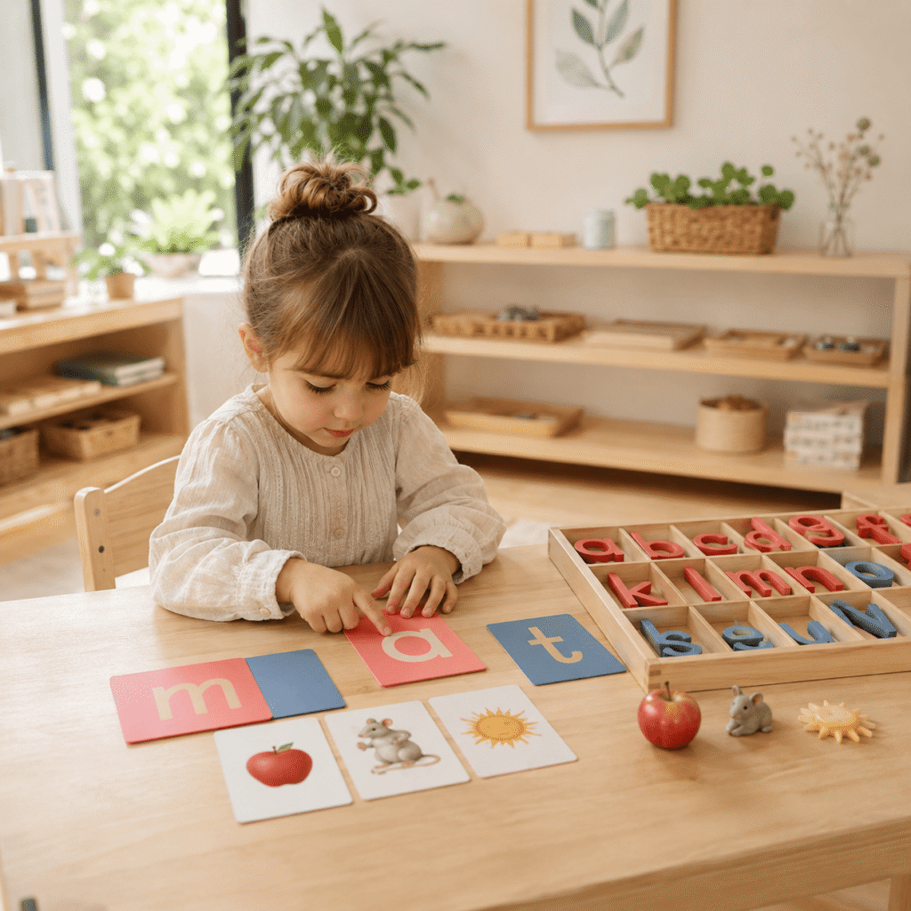 Apprentissage Montessori 