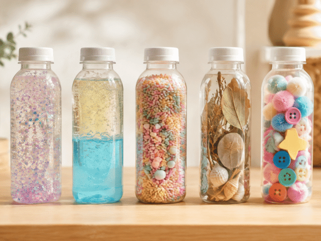 Que mettre dans une bouteille sensorielle ?