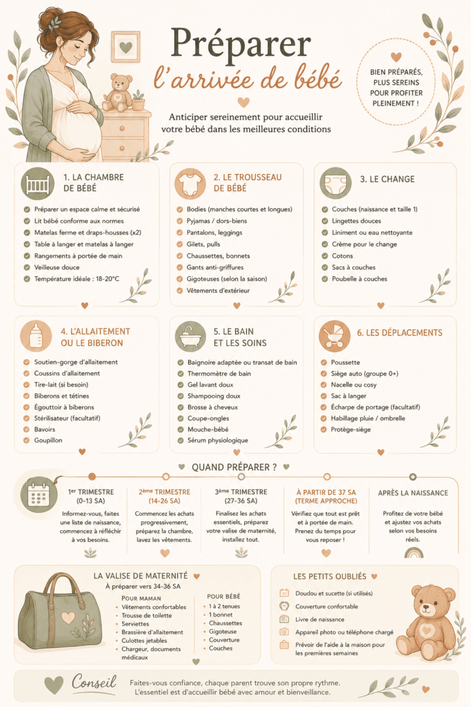 Calendrier avant arrivé de bébé
