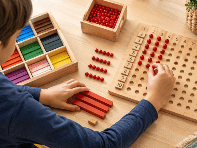 Tables de multiplication : la méthode Montessori pas à pas