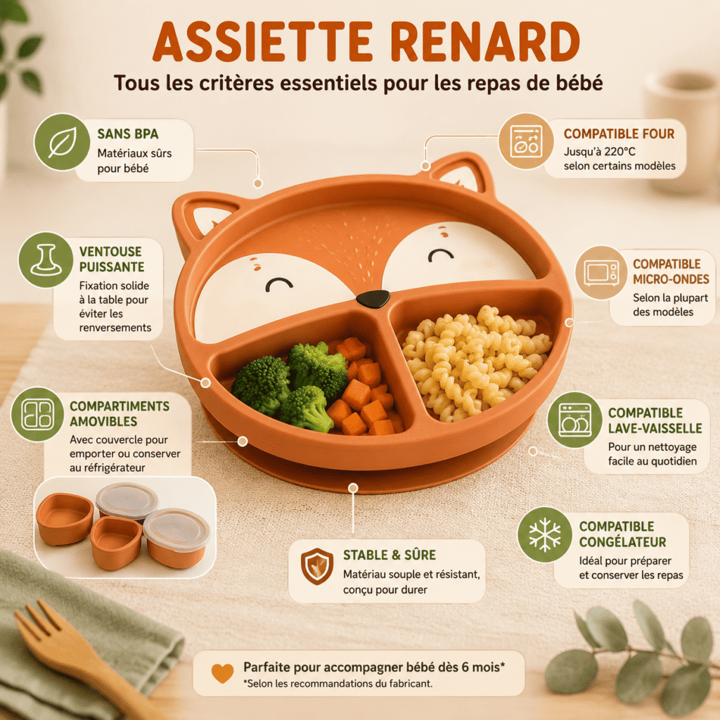 choix de son assiette renard
