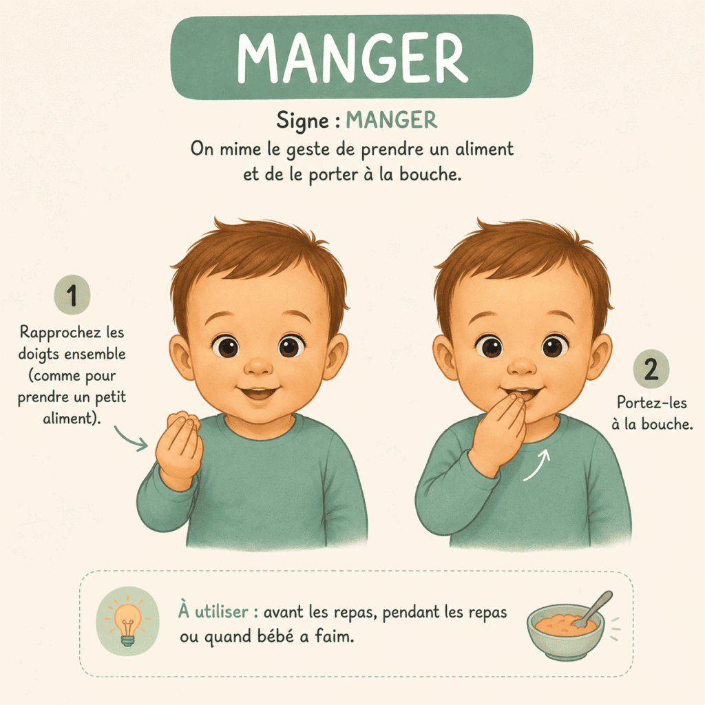manger en langage bebe