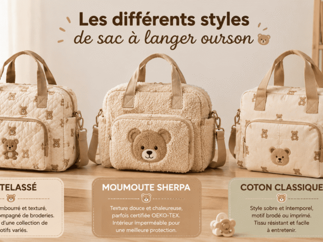 Sac à langer ourson : comment bien le choisir pour vos sorties avec bébé