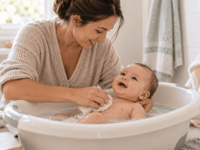À partir de quand laver bébé tous les jours : nos conseils